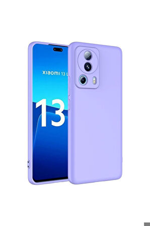 Xiaomi Mi 13 Lite Uyumlu Kılıf Zore Mara Lansman Kapak Lila
