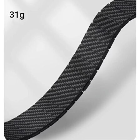 Apple Watch Ultra 49mm Uyumlu Kordon Karbon Fiber 600D Zore KRD-90 Kayış