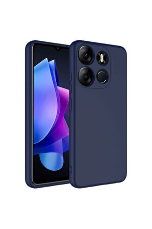 Tecno Spark Go 2023 Uyumlu Kılıf Zore Mara Lansman Kapak Lacivert