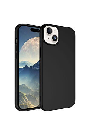 Apple iPhone 15 Plus Uyumlu Kılıf Zore LSR Lansman Kapak Siyah