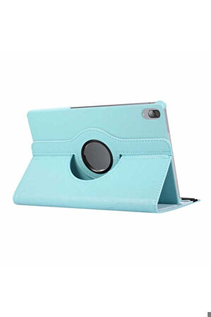 Lenovo Tab P11 Pro 11.2" 2.Nesil Uyumlu Zore Dönebilen Standlı Kılıf Mavi
