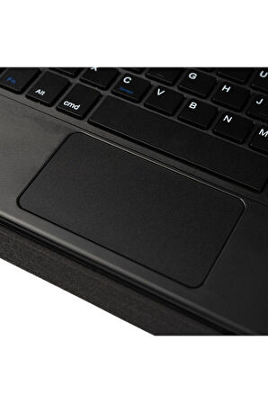 Apple iPad 10.9 2022 (10.Nesil) Uyumlu Zore Border Keyboard Bluetooh Bağlantılı Standlı Klavyeli Tablet Kılıfı