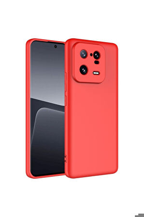 Xiaomi Mi 13 Pro Uyumlu Kılıf Zore Mara Lansman Kapak Kırmızı