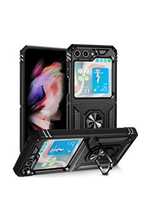 Samsung Galaxy Z Flip 5 Uyumlu Kılıf Zore Vega Kapak