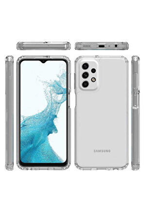 Samsung Galaxy A73 Uyumlu Kılıf Zore 2mm Anti Shock Silikon