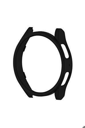 Samsung Galaxy Watch 6 44mm Uyumlu Sert PC Kasa Koruyucu Zore Watch Gard 16 Siyah