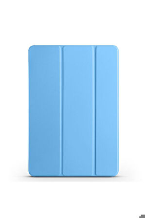 Xiaomi Pad 6 Uyumlu Zore Smart Cover Standlı 1-1 Kılıf Mavi