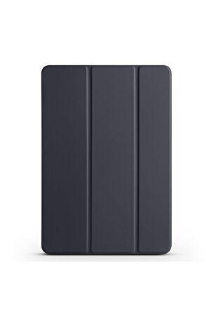 Xiaomi Pad 6 Uyumlu Zore Smart Cover Standlı 1-1 Kılıf Siyah