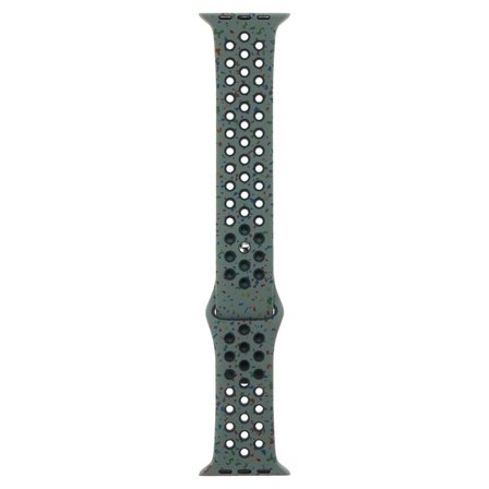 Apple Watch 7 45mm Uyumlu Kordon Silikon Esnek Yumuşak Delikli Spor KRD-02 Kayış