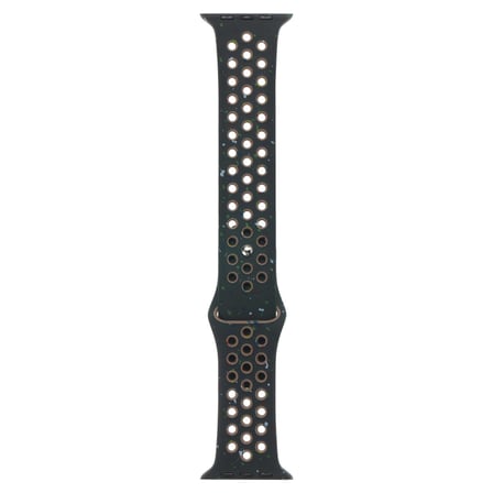 Apple Watch 7 45mm Uyumlu Kordon Silikon Esnek Yumuşak Delikli Spor KRD-02 Kayış