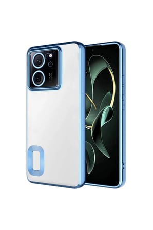 Xiaomi Mi 13T Uyumlu Kılıf Kamera Korumalı Logo Gösteren Zore Omega Kapak
