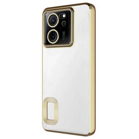 Xiaomi Mi 13T Uyumlu Kılıf Kamera Korumalı Logo Gösteren Zore Omega Kapak