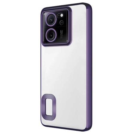 Xiaomi Mi 13T Uyumlu Kılıf Kamera Korumalı Logo Gösteren Zore Omega Kapak