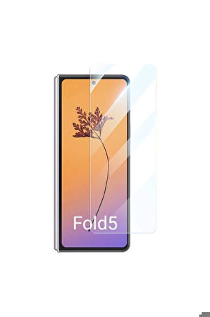 Samsung Galaxy Z Fold 5 Uyumlu Zore Etnaa Şeffaf Cam Ekran Koruyucu