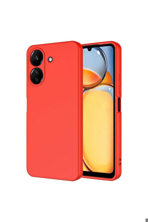 Xiaomi Redmi 13C Uyumlu Kılıf Zore Mara Lansman Kapak Kırmızı