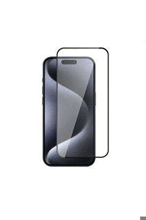 Apple iPhone 15 Plus Uyumlu Zore 3D Rika Temperli Cam Ekran Koruyucu