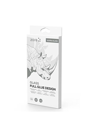 Apple iPhone 15 Plus Uyumlu Zore 3D Rika Temperli Cam Ekran Koruyucu