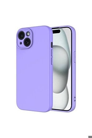 Apple iPhone 15 Plus Uyumlu Kılıf Zore Mara Lansman Kapak Lila