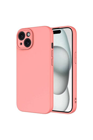 Apple iPhone 15 Plus Uyumlu Kılıf Zore Mara Lansman Kapak Pembe