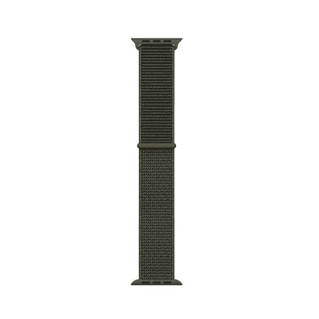 Apple Watch 42mm Uyumlu Kordon Hasır Örgü Kumaş Band-03 Strap Kayış