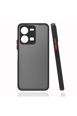 Vivo Y35 Uyumlu Kılıf Zore Hux Kapak Siyah