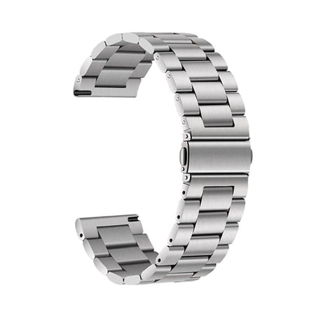 Huawei GT2 42mm 20mm Uyumlu Kordon Metal Baklalı Tasarım Zore Band-04 Kayış