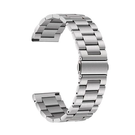 Samsung Gear S3 22mm Uyumlu Kordon Metal Baklalı Tasarım Zore Band-04 Kayış