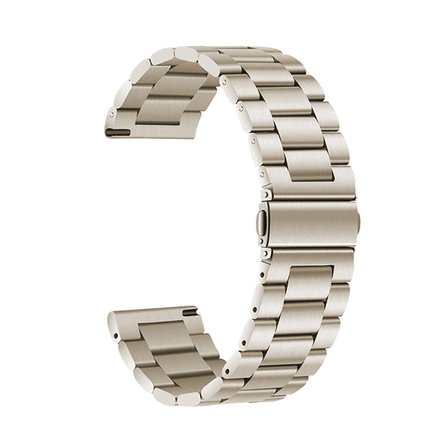 Huawei Watch GT 3 46mm 22mm Uyumlu Kordon Metal Baklalı Tasarım Zore Band-04 Kayış