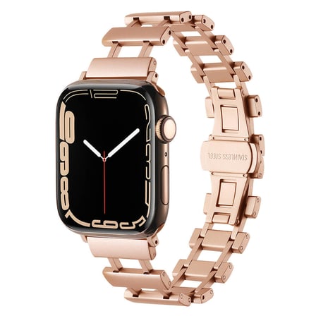 Apple Watch 7 45mm Uyumlu Zore KRD-96 Metal Kordon