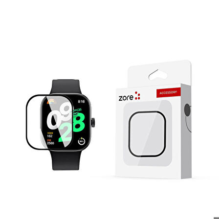 Xiaomi Redmi Watch 4 Uyumlu Ekran Filmi Zore PMMA Pet Saat Ekran Koruyucu