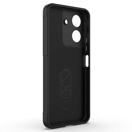 Xiaomi Poco C65 Uyumlu Kılıf Esnek TPU Oyuklu Arka Yüzey Tasarımlı Zore Etnik Silikon Kapak