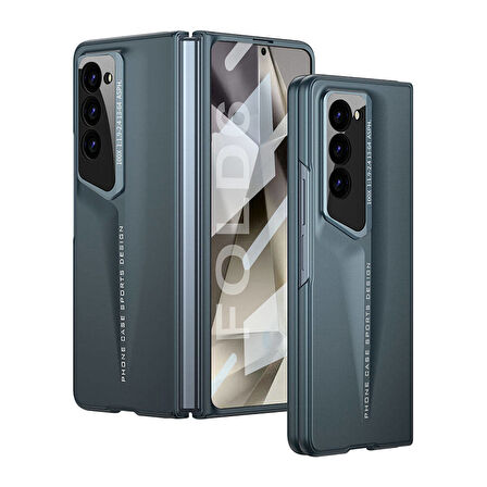 Samsung Galaxy Z Fold 6 Uyumlu Kılıf Ultra İnce Kamera Korumalı Sert Rubber Zore Procase Kapak