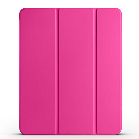 Apple iPad Pro 12.9 2020 Uyumlu (4.Nesil) Zore Smart Cover Kalem Bölmeli Standlı 1-1 Kılıf