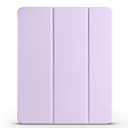 Apple iPad Air 10.9 2020 Uyumlu (4.Nesil) Zore Smart Cover Kalem Bölmeli Standlı 1-1 Kılıf