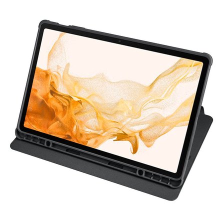 Samsung Galaxy Tab S10 Plus Uyumlu Kılıf Zore Termik Kalem Bölmeli Dönebilen Standlı Kılıf