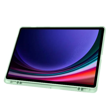 Samsung Galaxy Tab S10 Plus Uyumlu Kılıf Zore Tri Folding Kalem Bölmeli Standlı Kılıf