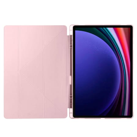 Samsung Galaxy Tab S10 Ultra Uyumlu Kılıf Zore Tri Folding Kalem Bölmeli Standlı Kılıf