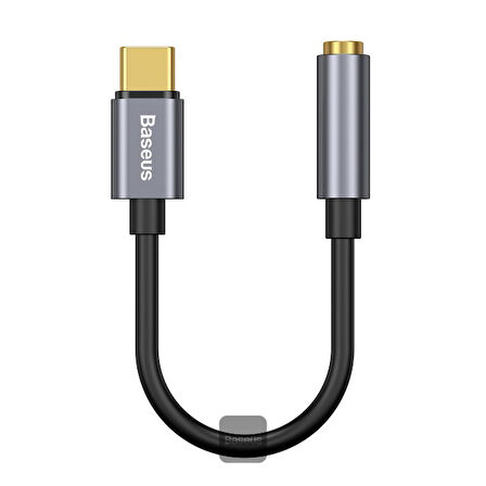 Baseus iPhone 15 ve 16 Tüm Serilere Uyumlu Type-C to 3.5mm Kulaklık Dönüştürücü Ses Adaptörü