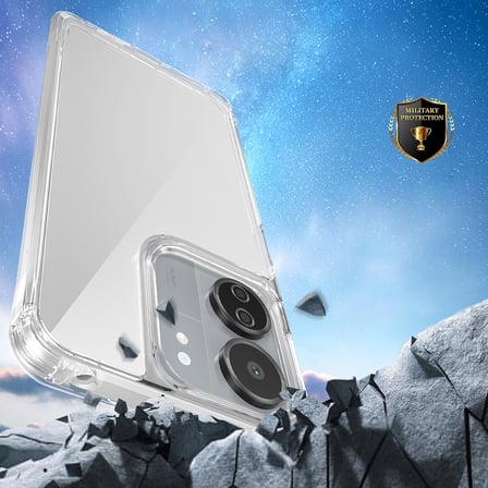 Xiaomi Redmi 13C Uyumlu Kılıf Airbagli Takılabilir Askı Aparatlı Zore Snap Silikon Kapak