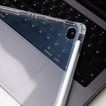 Apple iPad Air 10.9 2022 (5.Nesil) Uyumlu Zore Kalemli Tablet Silikon Kılıf
