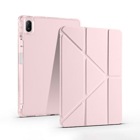 Huawei Mate Uyumlupad SE 11 Kılıf Zore Tri Folding Kalem Bölmeli Standlı Kılıf