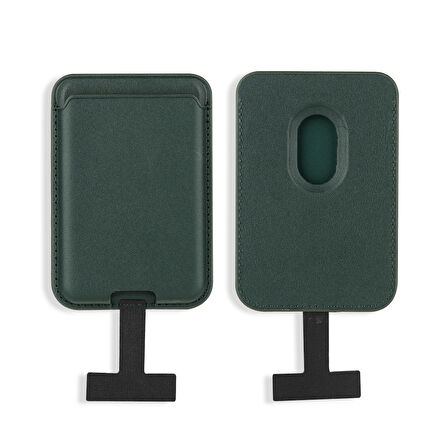 Zore CRD-09 Dahili Şarj Soket Aparatlı Magnetik PU Deri Kartlık
