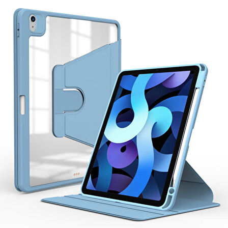 Apple iPad Air 11 2025 M3 Uyumlu Kılıf Zore Nayn Dönebilen Standlı Kılıf