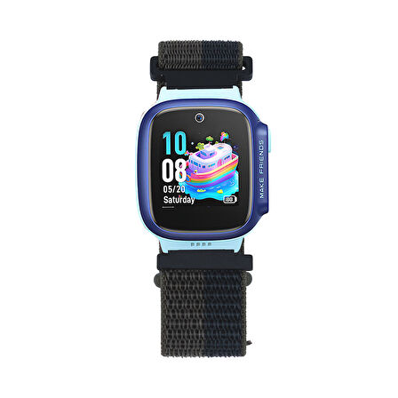 Huawei Watch GT5 Pro 42mm Uyumlu Zore KRD-03 Çocuklara Özel Hasır Kordon