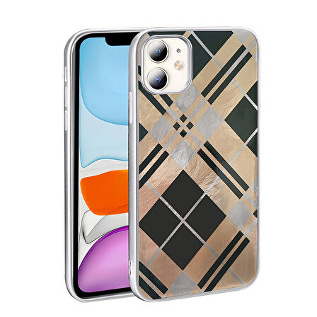 Apple iPhone 11 Uyumlu Kılıf Desenli Zore Mep Kapak