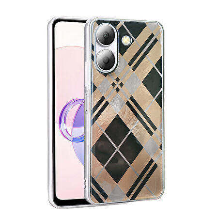 Xiaomi Poco C65 Uyumlu Kılıf Desenli Zore Mep Kapak