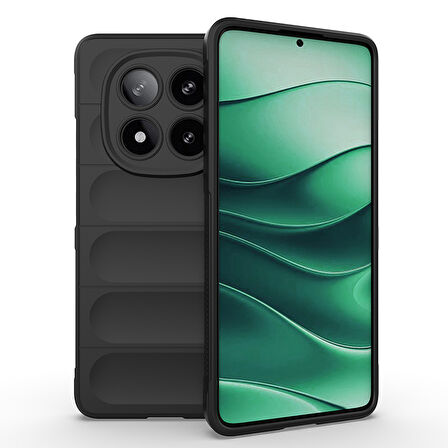 Xiaomi Redmi Note 14 Pro 4G Uyumlu Kılıf Esnek TPU Oyuklu Arka Yüzey Tasarımlı Zore Etnik Silikon Kapak