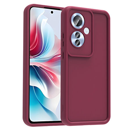 Oppo Reno 11F Uyumlu Kılıf Kamera Korumalı Zore Ananas Kapak