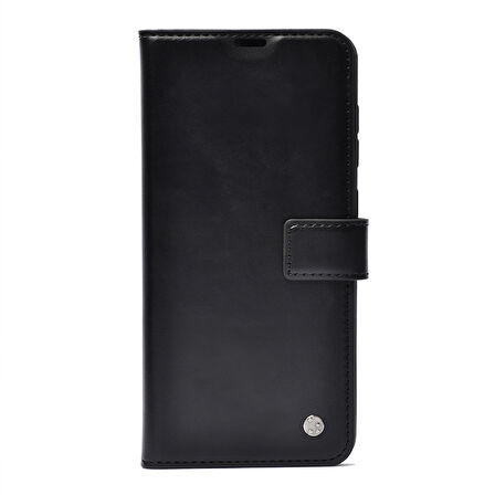 Xiaomi Redmi Note 14 4G Uyumlu Kılıf Zore Kar Deluxe Kapaklı Kılıf
