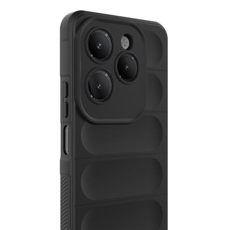 Infinix Hot 40 Pro Uyumlu Kılıf Esnek TPU Oyuklu Arka Yüzey Tasarımlı Zore Etnik Silikon Kapak